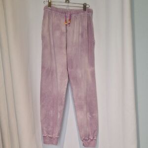 Dannijo Pink Tie Dye Sweatpants Size Small